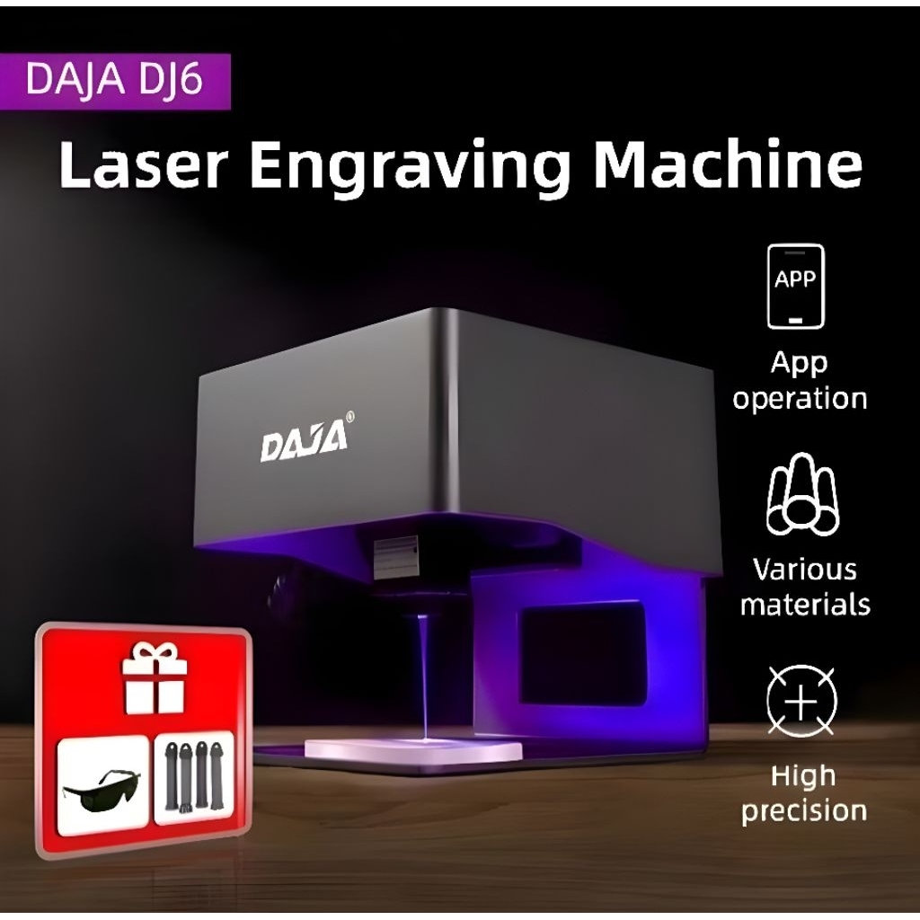 Mesin Ukir Kayu Daja Laser DJ6 mini Engraving Machine Mesin Pengukir Ukiran