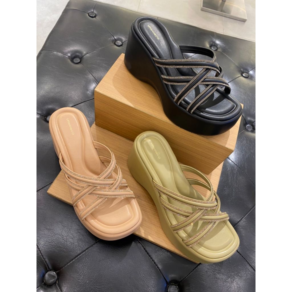 Sandal Wedges Wanita Urban&co Domna