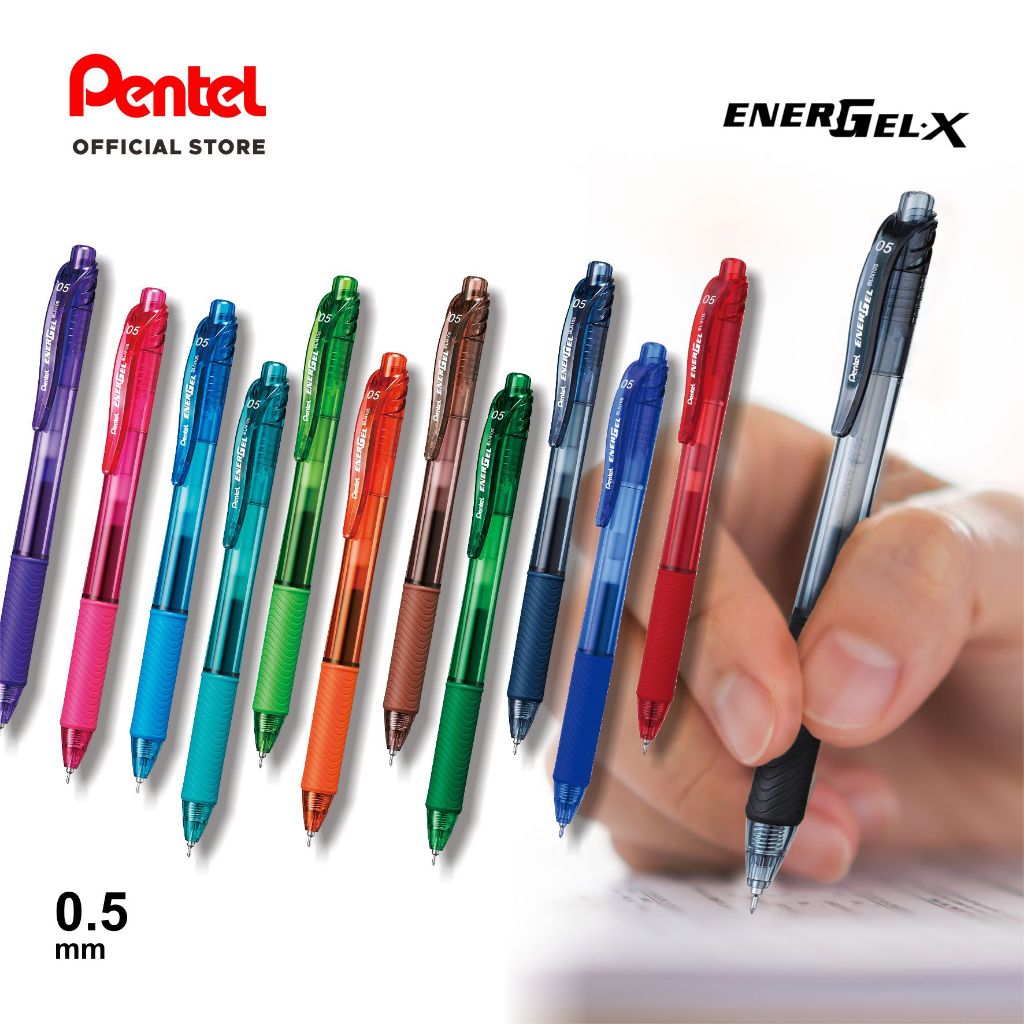 

Pulpen/Ballpoint Pen Gel BLN105, Pentel Energel mata tinta 0.5mm | Beli 2 Energel Pen Varian Apapun GRATIS 1 Energel Pen Random Sesuai Stok
