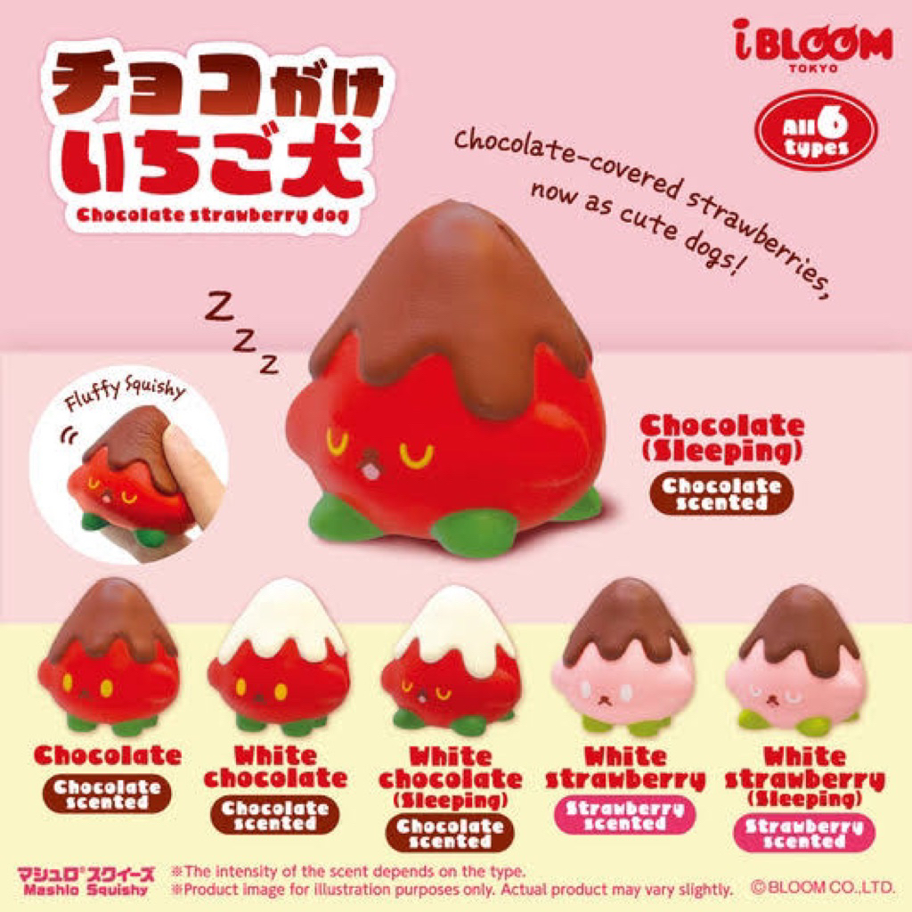 Squishy Licensed Ibloom Mini Strawberry Capsule Toys Gachapon  100% Original Japan Premium