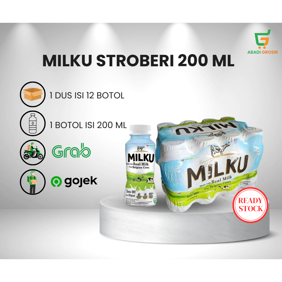 

SUSU MILKU ORIGINAL 200ML ISI 12 BOTOL (1 DUS/1 PACK) MURAH