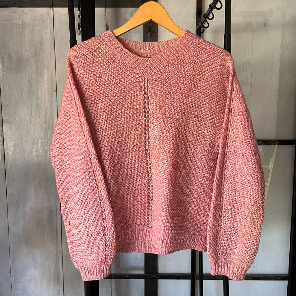 knitwear Rajut Pink
