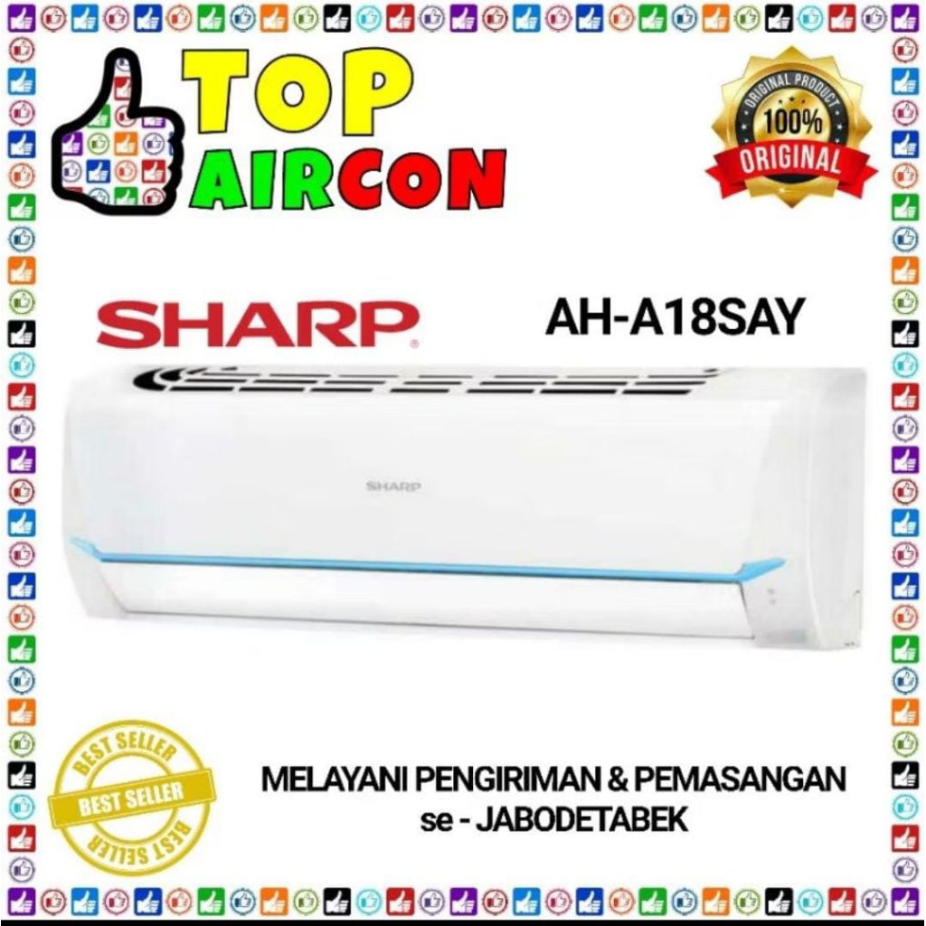 AC SHARP AH - A 18 SAY 2 PK THAILAND AC SHARP AH-A18SAY UNIT ONLY