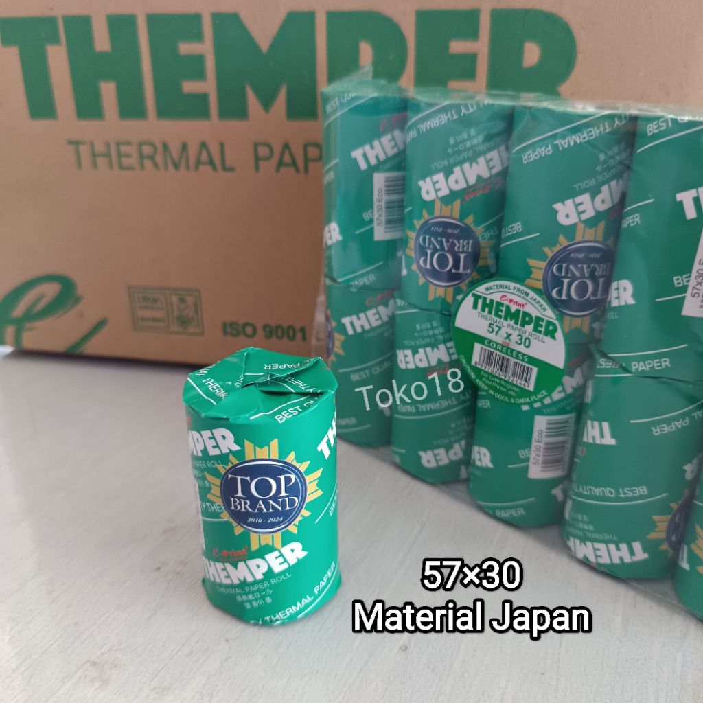 

E-Print Kertas Thermal 57×30 / Thermal Cash Register (Top Brand)