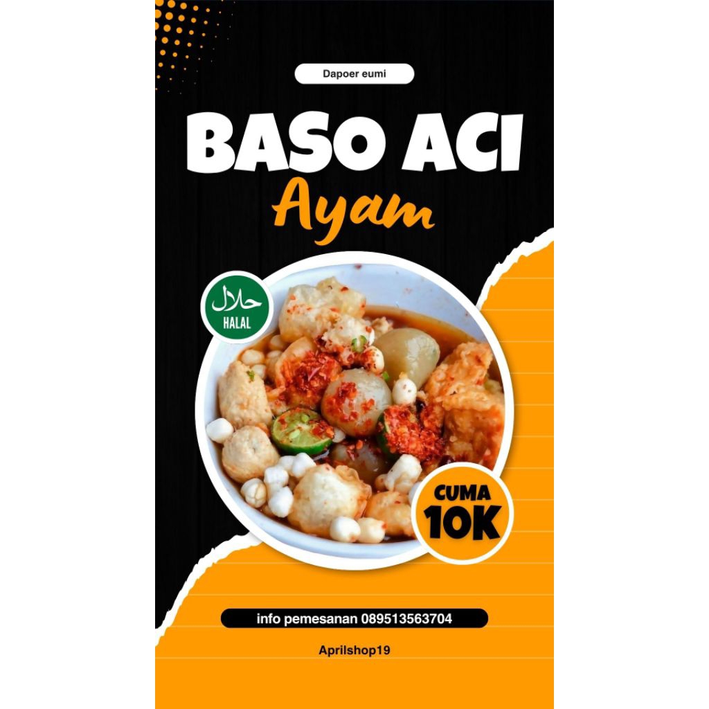 

Baso aci ayam suir DAPOER EUMI