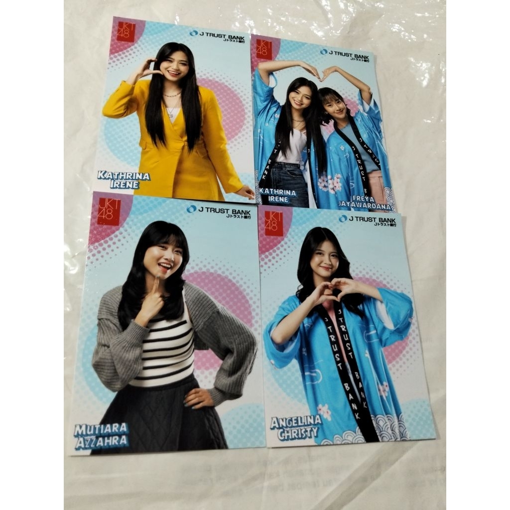 PhotoPack JKT48 X J-Trust Bank: Kathrina, Muthe, Christy, dan Kathrina + Freya + Freebies (PC Unoffc