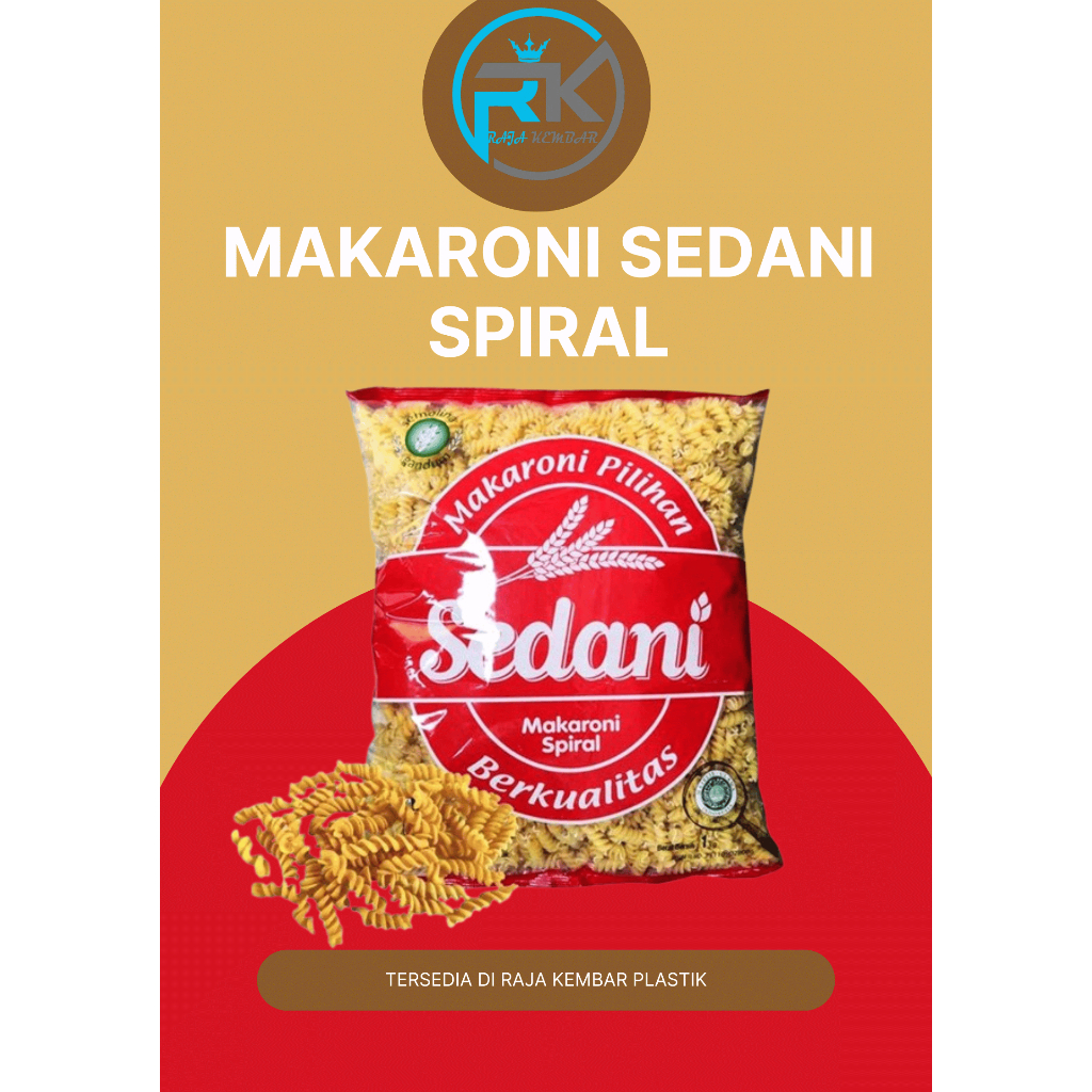 

Sedani Makaroni Spiral 1kg / Makaroni Sedani 1kg