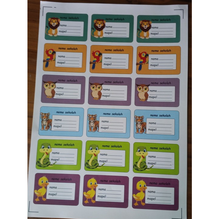 

CETAK STIKER NAMA DAN MATAPELAJARAN UNTUK ANAK