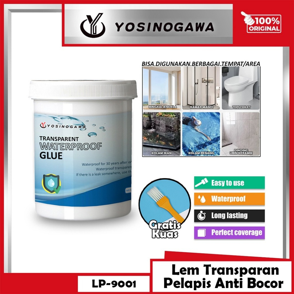 

ucl_gramari - lem transparan pelapis anti bocor yosinogawa 100g/300g/500g
