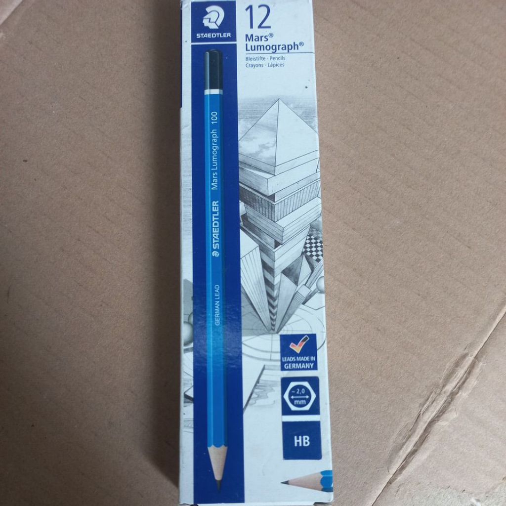 

Pensil HB STAEDTLER Mars Lumograph Original 1 Lusin 12pcs