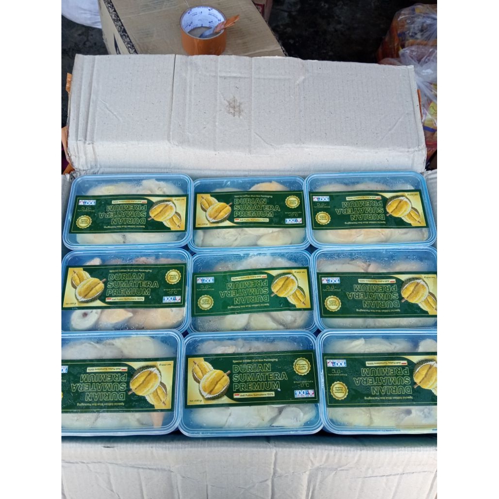

Durian Kupas Premium Sumatera 500gr Tepak Hijau