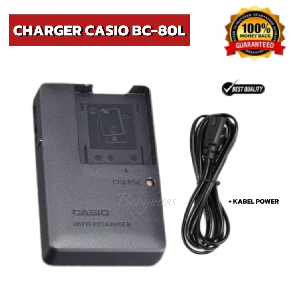 Charger casio BC-80L for baterai NP80