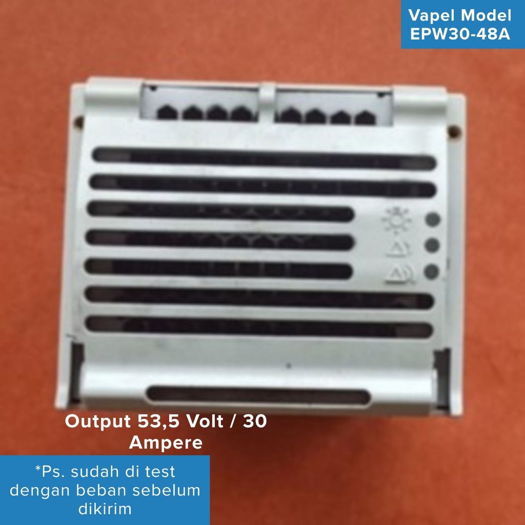 Power Supply Switching Vapel Model EPW30-48A Output 53,5 Volt / 30 Ampere