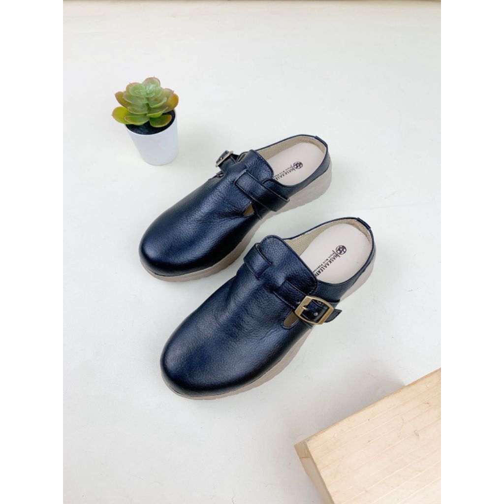 Slip on Wanita Kulit Asli Garut | Bustong Wanita | Tutong Wanita | Sepatu Sandal Wanita | Sepatu San