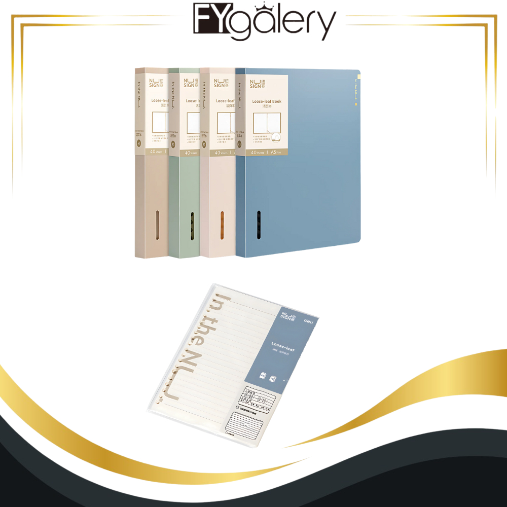 

FYgalery DELI045 Nusign Loose-leaf Notebook Refill / Isi Binder A5 B5 50 Lembar NS31X Y1684