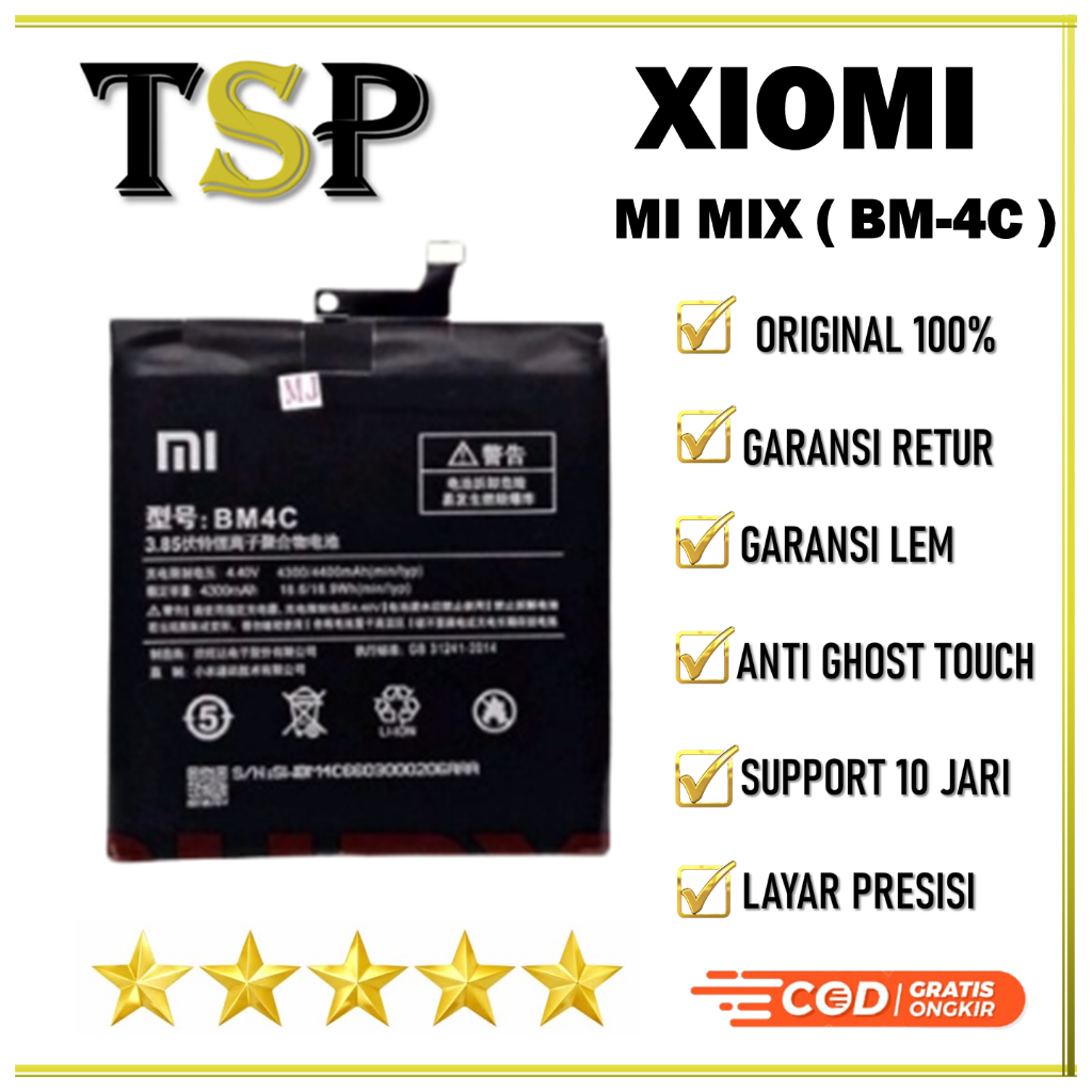 BATERAI XIOMI ( BM-4C ) MI MIX BATERAI ORIGINAL 100%