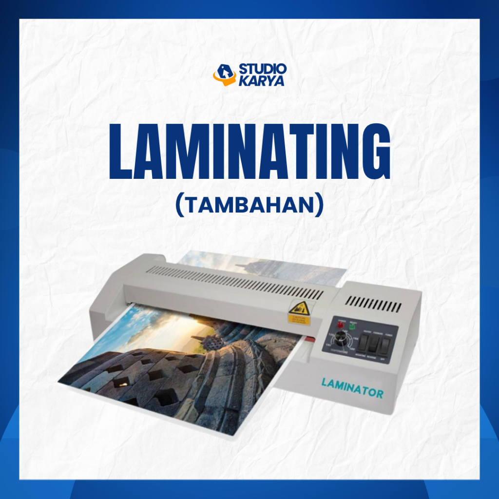 

(TAMBAHAN) LAMINATING/LAMINASI PANAS GLOSSY