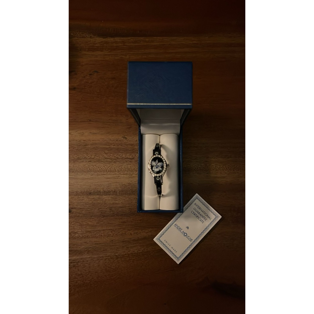 Vintage Andre Mouche Peekaboo Bangle Watch