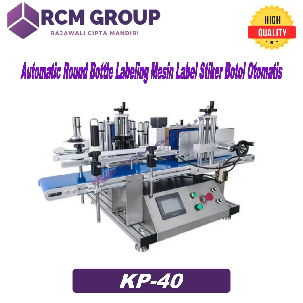 

Mesin Label Stiker Botol Otomatis Round Bottle Labeling Machine KP-40