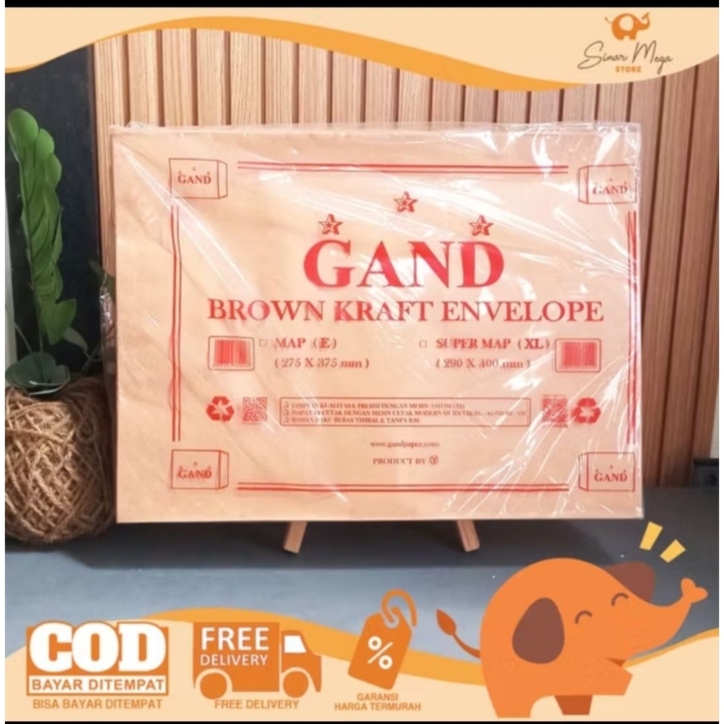 

Amplop Map dan supermap ganti merk gand