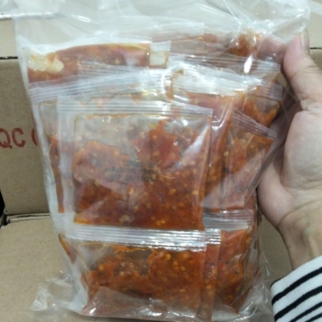 

PAKET SAMBAL GEPREK 20Gram Isi 50 PCS