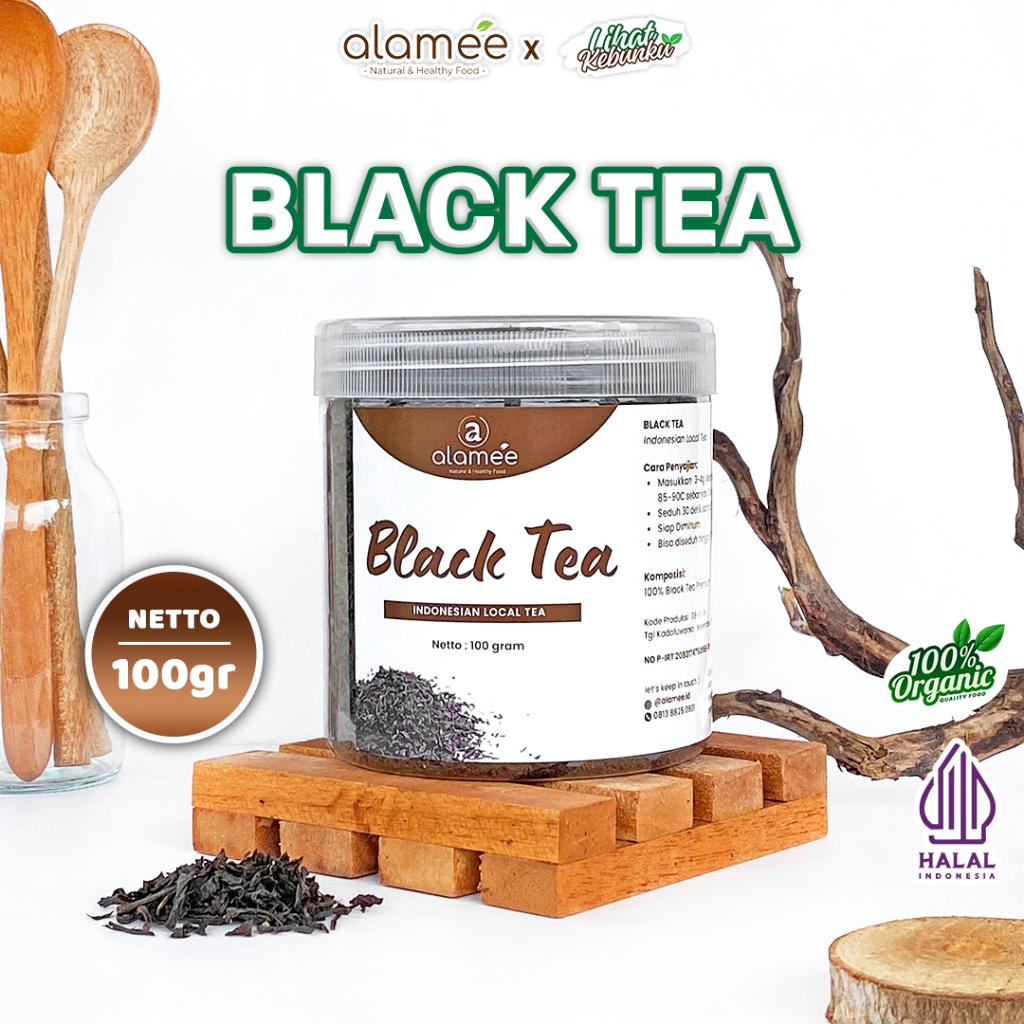 

Black Tea Teh Organic Bunga Kering Hitam Dried Alami Organik Herbal 100gr LIHAT KEBUNKU