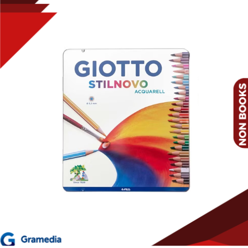 

Gramedia Medan - LYRA Giotto Stilnovo Acquarelle metal box 24cols