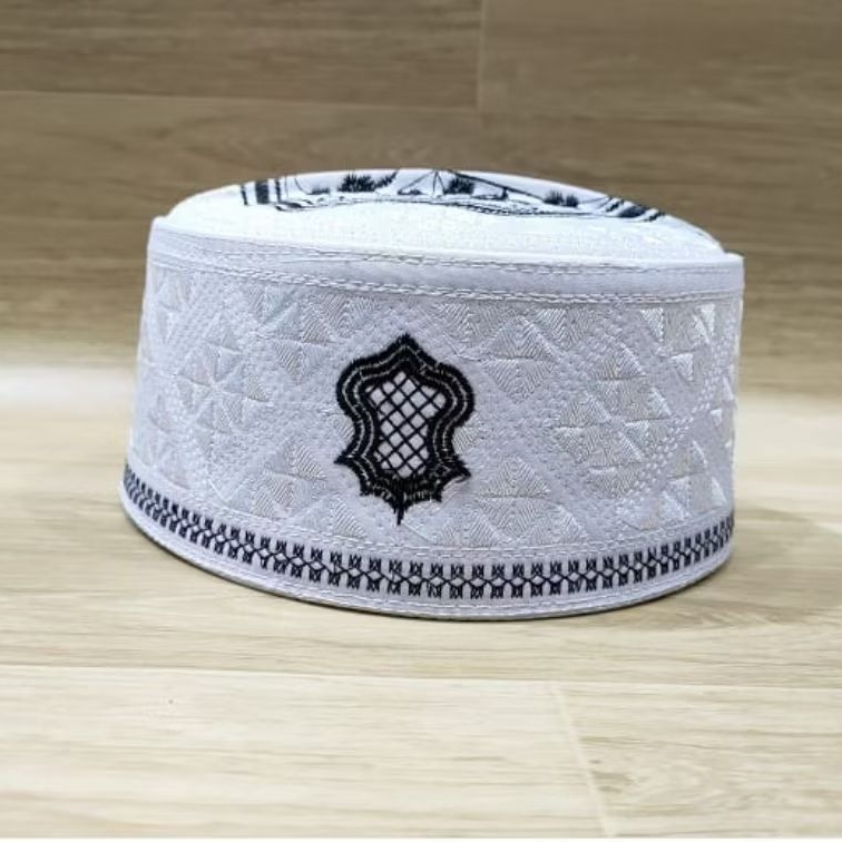 Peci Putih Peci Hitam Murah Peci Assaqofah Motif Terompah Peci Gus Azmi