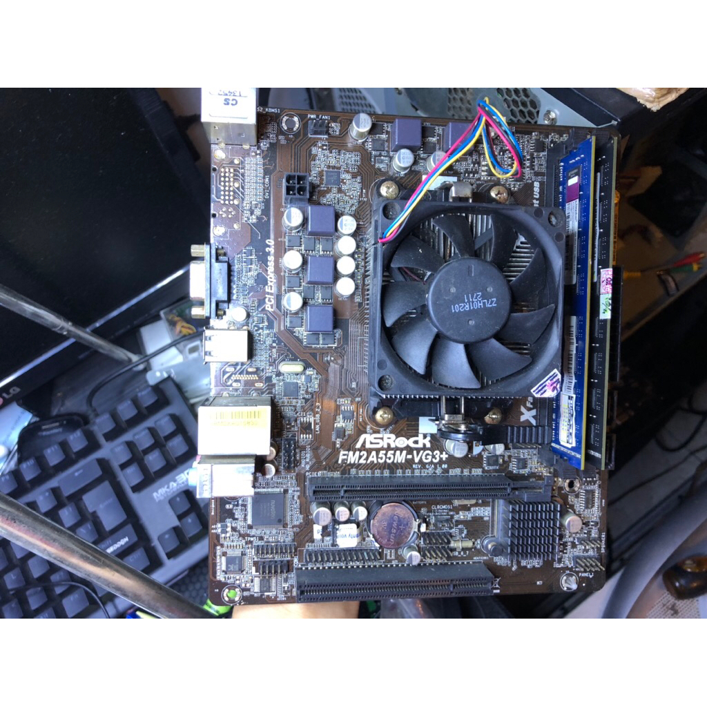 Motherboard Asrock FM2A55M-VG3+ socket FM2 & Processor AMD A6-6400K