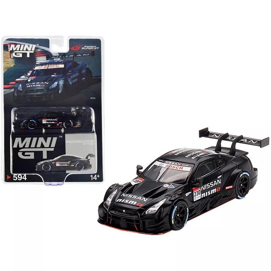 Mini GT 594 Nissan GTR Nismo GT500 2021 Prototype #230 Super GT