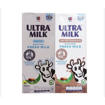 

Susu UHT Ultra low fat 250ml x 24pcs