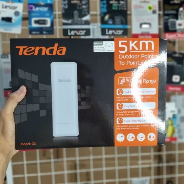 Router TENDA O3 5km Outdoor Point To Point CPE