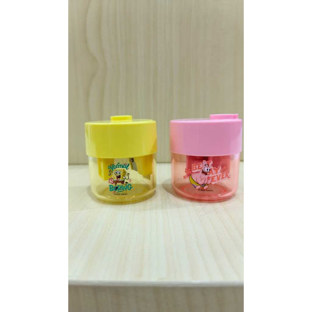 

DELI ROTARY SHARPENER 2 Holes edisi SPONGEBOB