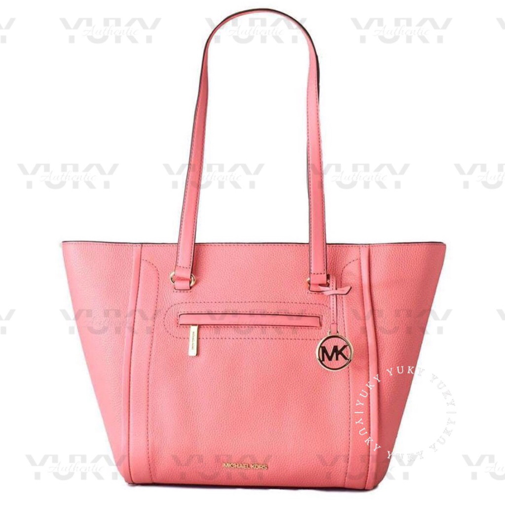 Tas Wanita Branded MICH*EL KO*S MK Carine Tea Rose Zip Tote 100% Original