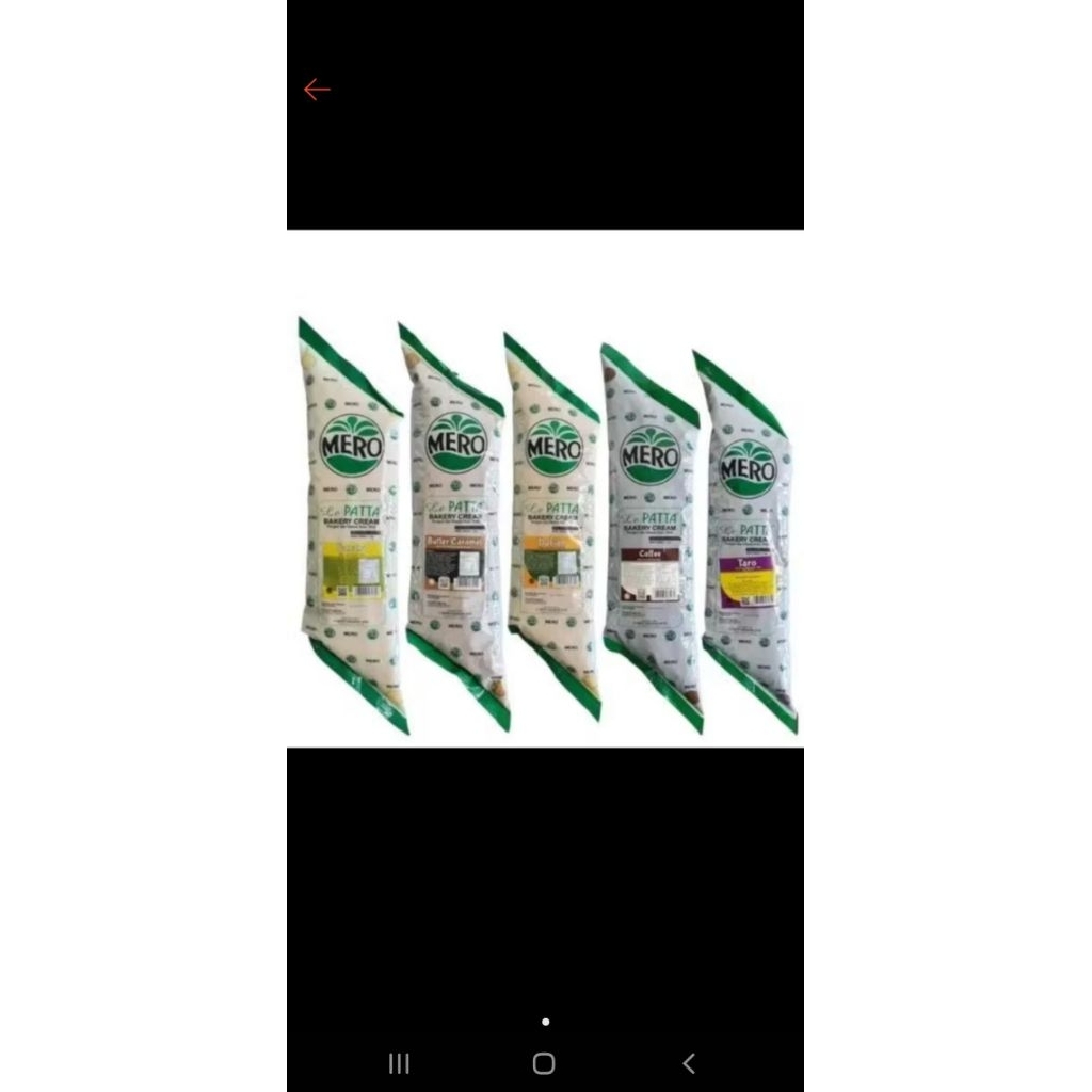 

Mero La patta isian bakery cream perisa caramel premium