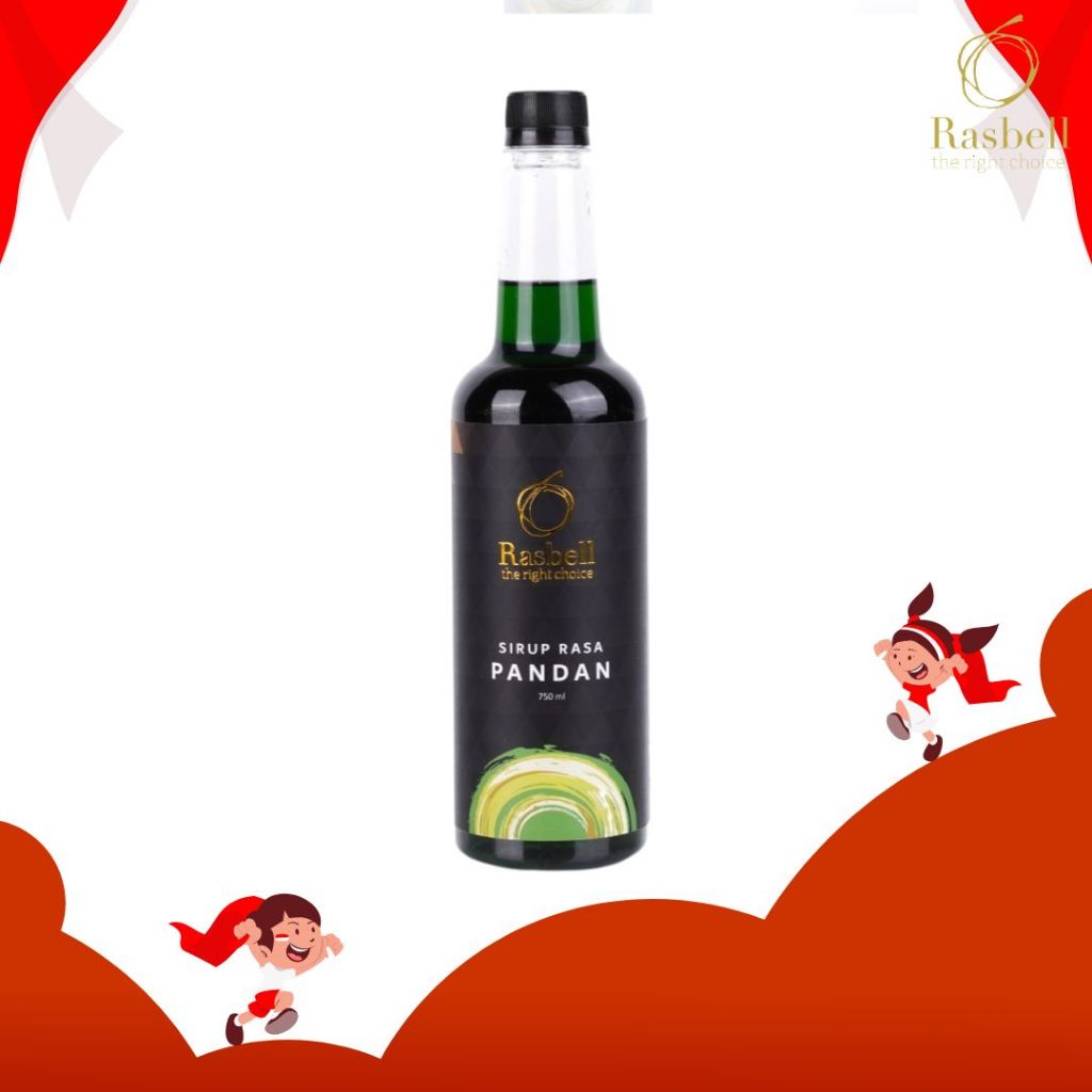 

Rasbell Syrup 750ml Pandan - Sirup Rasbell Pandan