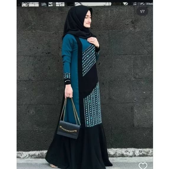 preloved mozaya dress javina official size L no wearing klamby