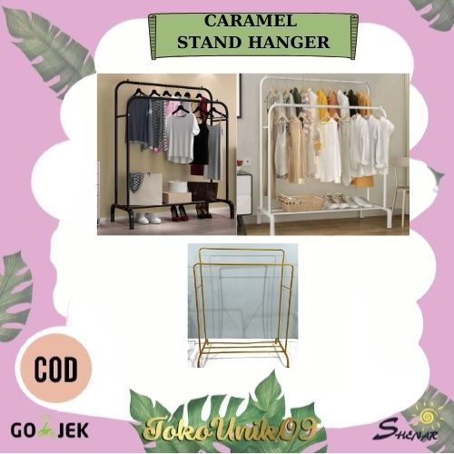 CARAMEL STAND HANGER/STAND HANGER/HANGER/DOUBLE BIG STAND SHENAR