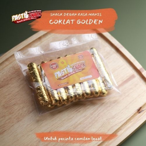 

COKLAT GOLDEN- CEMILAN MANIS PASTI SNACK ISI 15 PCS