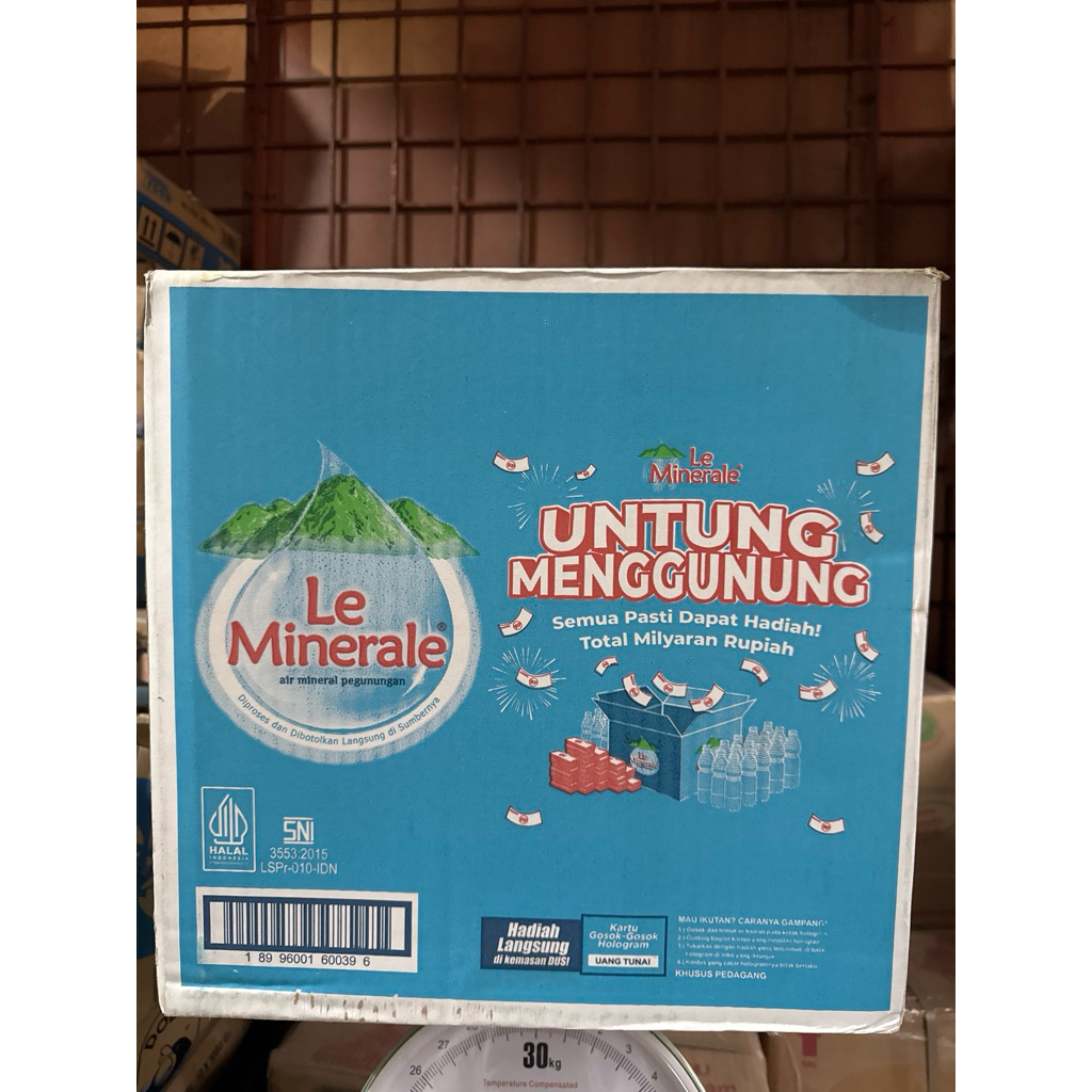 

Lee Mineral 1500ml @ 12 botol / 1 dus