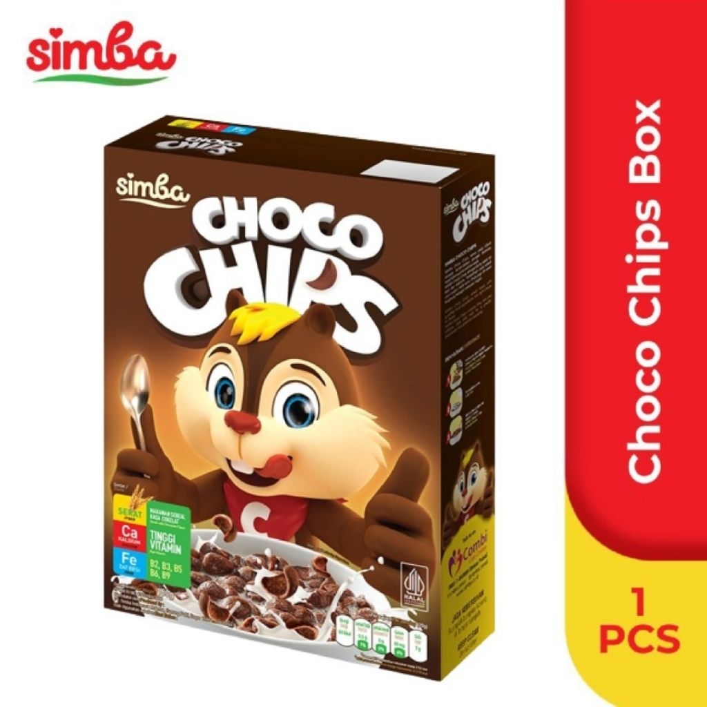 

Simba Choco Chips Sereal 300gr Strawberry/Cokelat