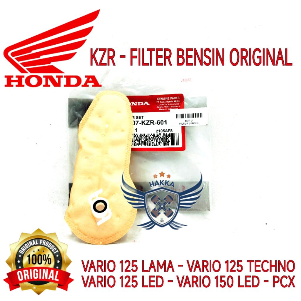 KZR ORIGINAL FILTER BENSIN HONDA VARIO 125 LAMA, ORIGINAL FILTER BENSIN HONDA VARIO 125 TECHNO, ORIG