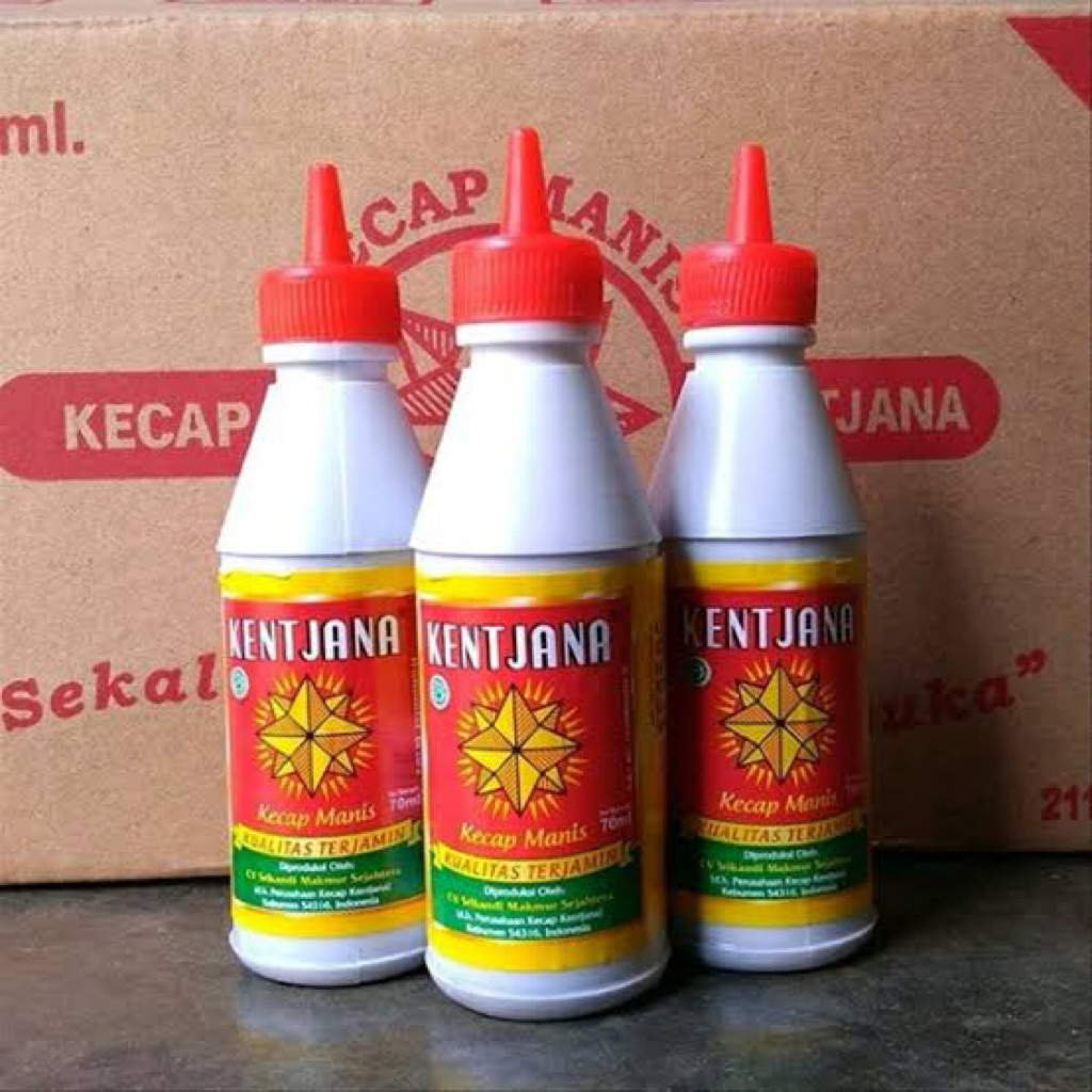 

Kecap manis cap kentjana 70ml kecap kentjana kecap khas kebumen
