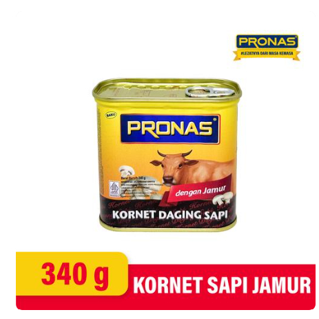

PRONAS Kornet Sapi Jamur 340 gr