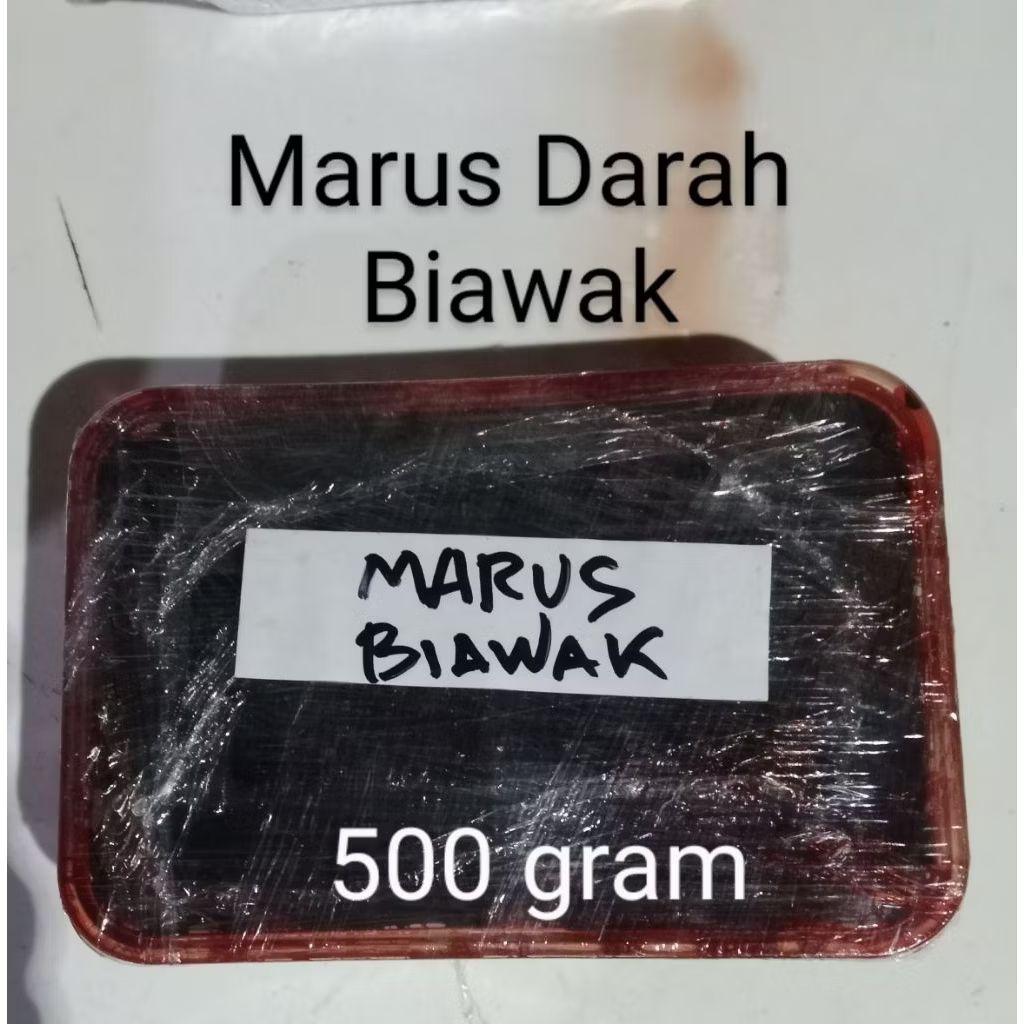Marus darah biawak, 500 gram, campuran umpan mancing GT. Lele