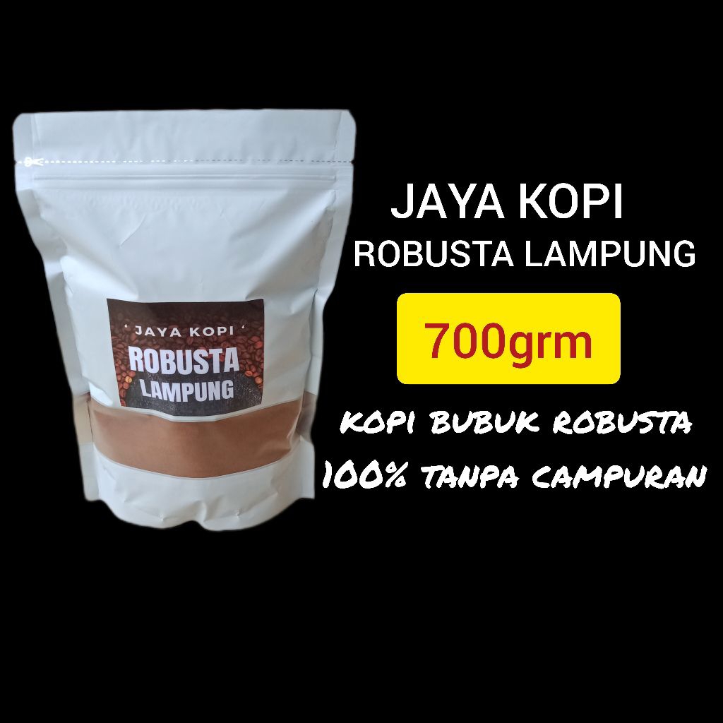 

kopi bubuk robusta Lampung 700grm 100% murni tanpa campuran