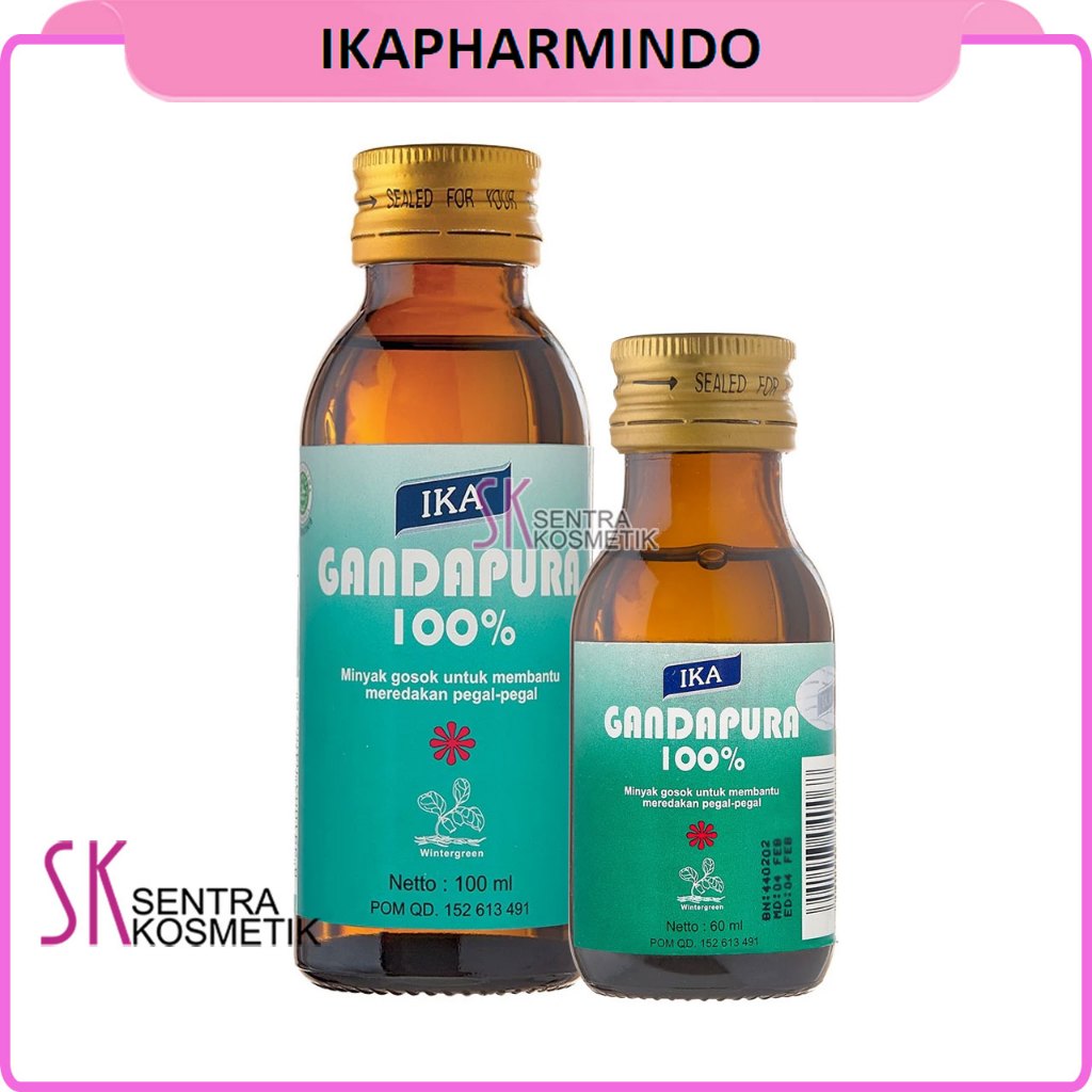 Minyak Pijat Gandapura Murni 100% Minyak gosok Ikapharmindo