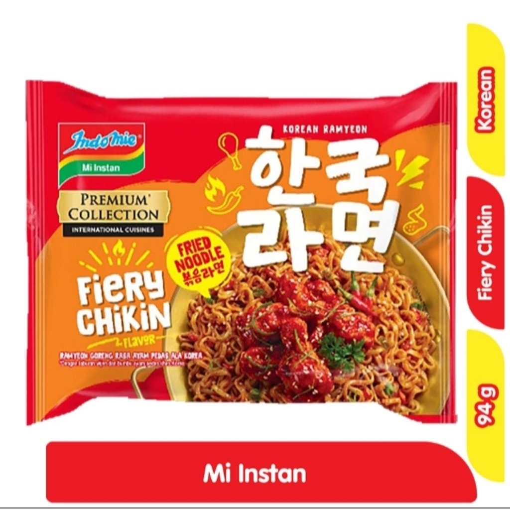 

Indomie Mi Instan Goreng Fiery Chikin 94 g