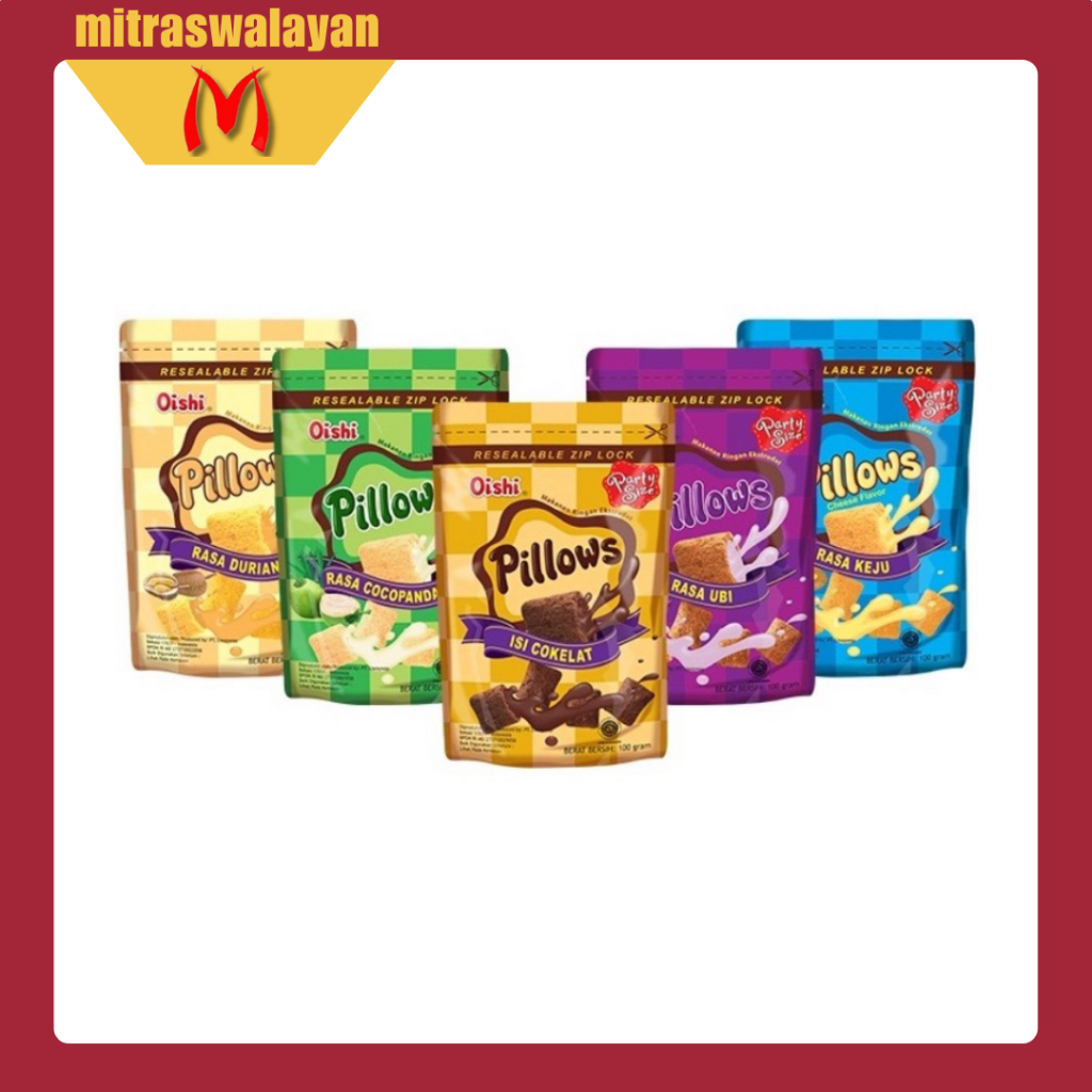 

OISHI Pillows Kemasan Zip Lock Kemasan 100 gr