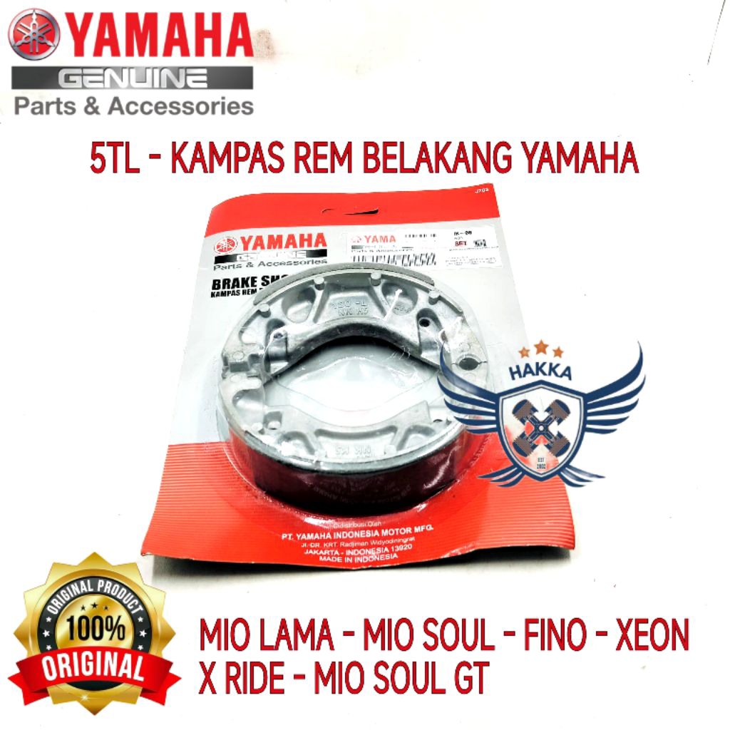 5TL ORIGINAL KAMPAS REM BELAKANG YAMAHA MIO LAMA, KAMPAS REM BELAKANG MIO SOUL, KAMPAS REM BELAKANG 